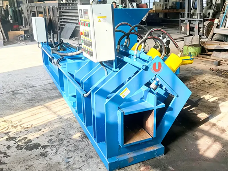 Heavy-duty alloy steel discharge port of automatic coco peat briquette machine