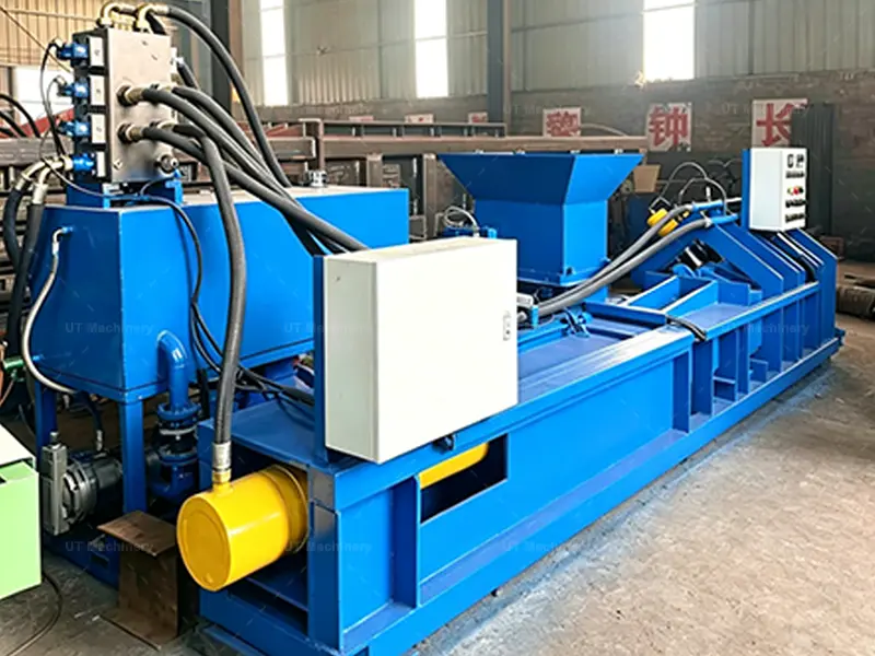 Reinforced industrial continuous briquetting press frame for large-scale production