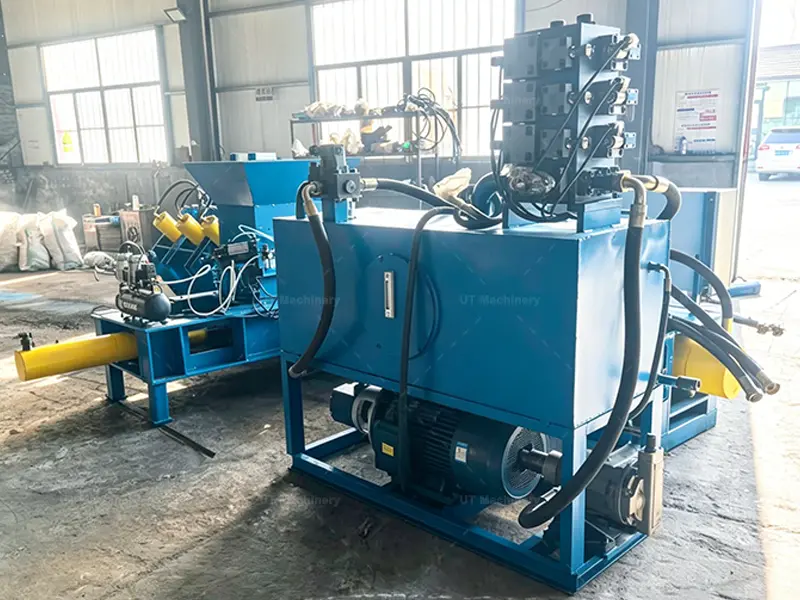 Heavy-duty hydraulic pump station providing stable compression force